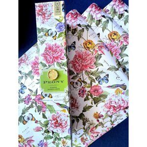Scented DRAWER LINERS Michel Design Works Flowering Pink Peony PARTIAL Box of 3